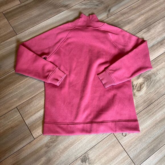 Athleta Mockneck Pink Athletic Pullover Jacket Women XS Workout Yoga - Picture 4 of 4